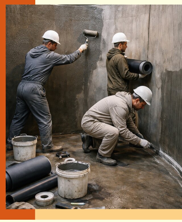 Гидроизоляция резервуара профессионально в Гусь-Хрустальном