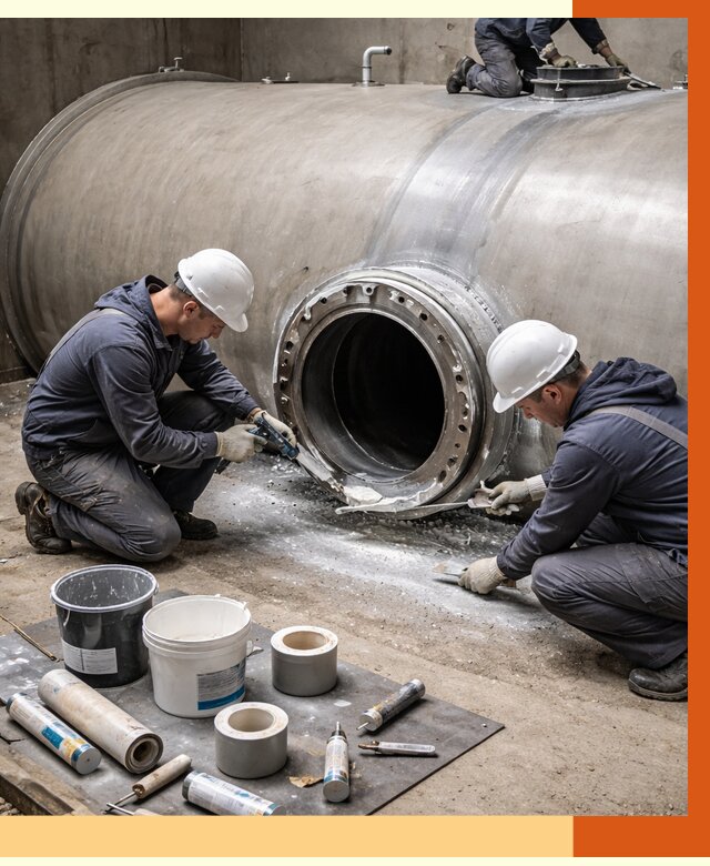 Гидроизоляция резервуара с топливом в Гусь-Хрустальном от 80235 руб. под ключ | ТепломастерГсь