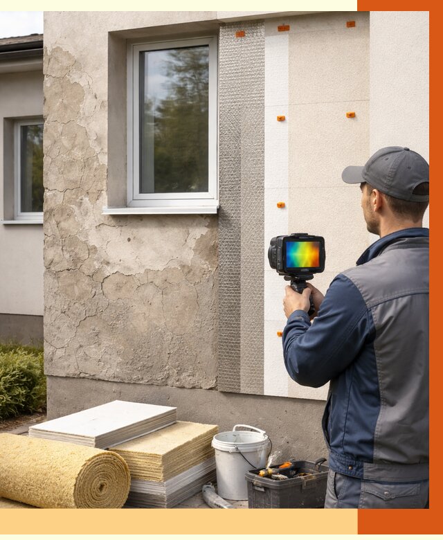 Тепловизионное обследование фасада в Гусь-Хрустальном от 4814 руб. под ключ | ТепломастерГсь