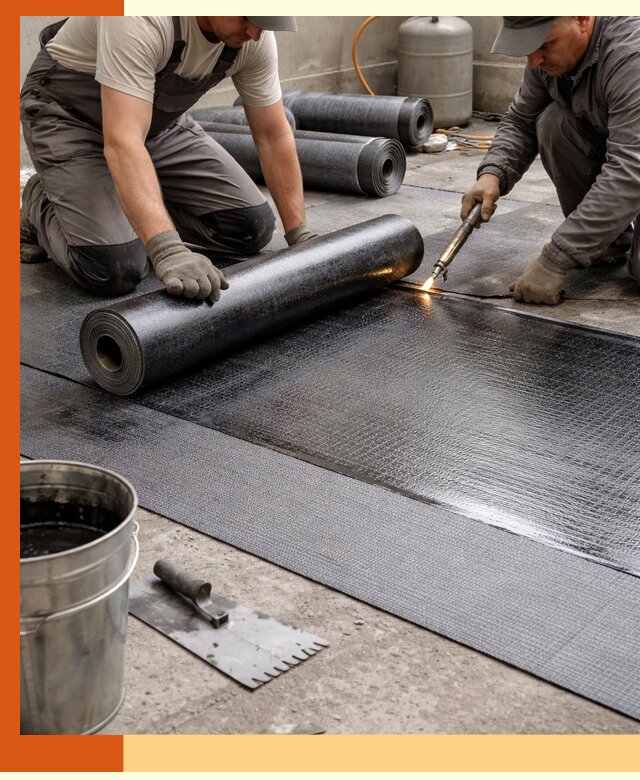 Монтаж гидроизоляционной мембраны в Гусь-Хрустальном для зданий и конструкций