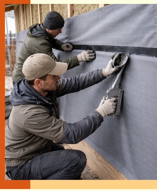 Монтаж ветроизоляции зданий и конструкций в Гусь-Хрустальном