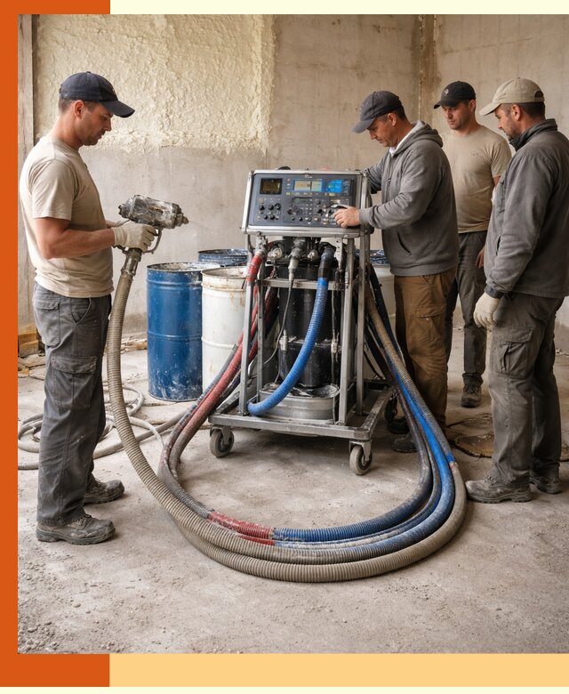 Аренда установки для напыления ППУ в Гусь-Хрустальном на выгодных условиях